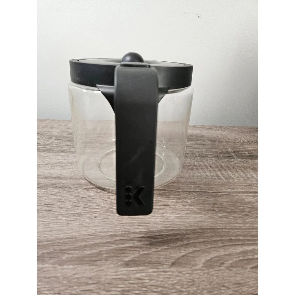 Keurig K-Duo 12 Cup Glass Carafe Replacement Black Handle Clear Pot 1768